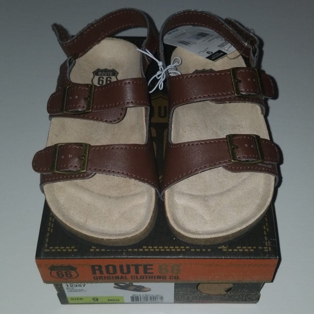 New brown sandals size 9